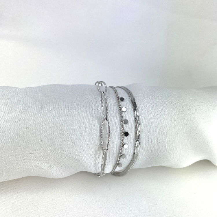 Three Layer Armband Edelstahl