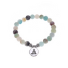 Yoga  Steinperlen Armband