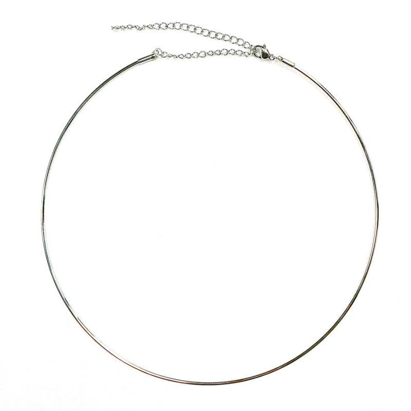 Simple Edelstahl Choker